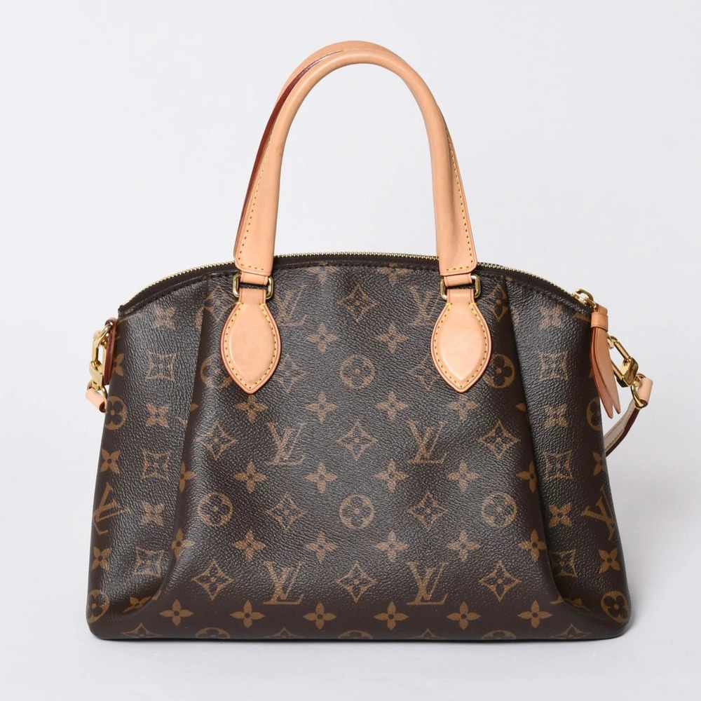 LOUIS VUITTON Rivoli handbag Monogram canvas brown